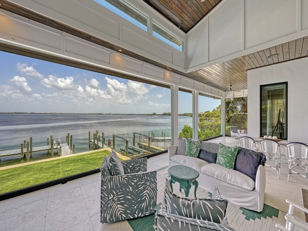 Bayfront Luxury Vacation Rental in Holmes Beach with Private Dock, Pool & Spa